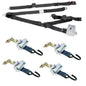 Q'straint Deluxe Retractor Kit with Retractable Shoulder/Lap Belt  (A Track) | Q-8101-A1-A Q'Straint
