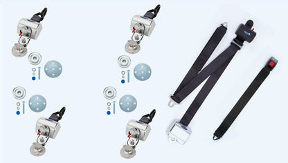 QRT Max Kit | Complete Wheelchair Tie-Down Kit | Q-8300-A1-HR-SC