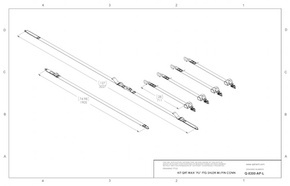 Q'Straint Retractor Tie-Down Kit w/ Manual Lap & Shoulder Belt | Q-8100-AP-L Q'Straint