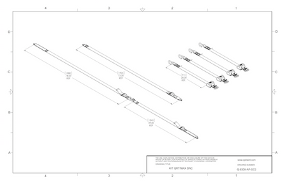 Q'Straint Max Retractor Tie-Down Kit w/ Manual Lap & Shoulder Belt | Q-8300-AP-SC Q'Straint