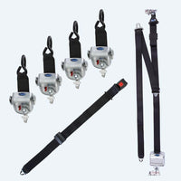 4 QRT-360 Retractors L-Track Fittings Retractable Lap & Shoulder Belt L-Track Q-8600-A1-L2 Q'Straint