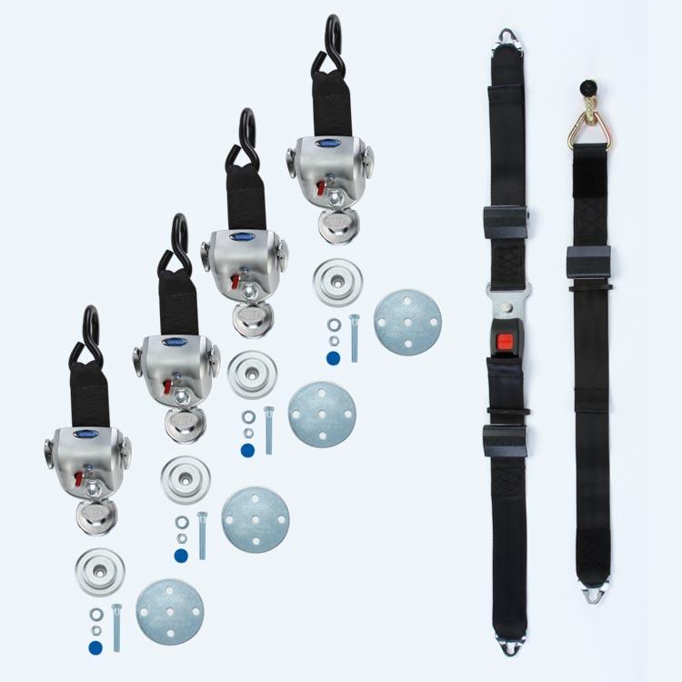 4 QRT-360 RETRACTOR SNC FITTING MNL LAP & SHOULDER BELT | Q-8600-AP-SC ...