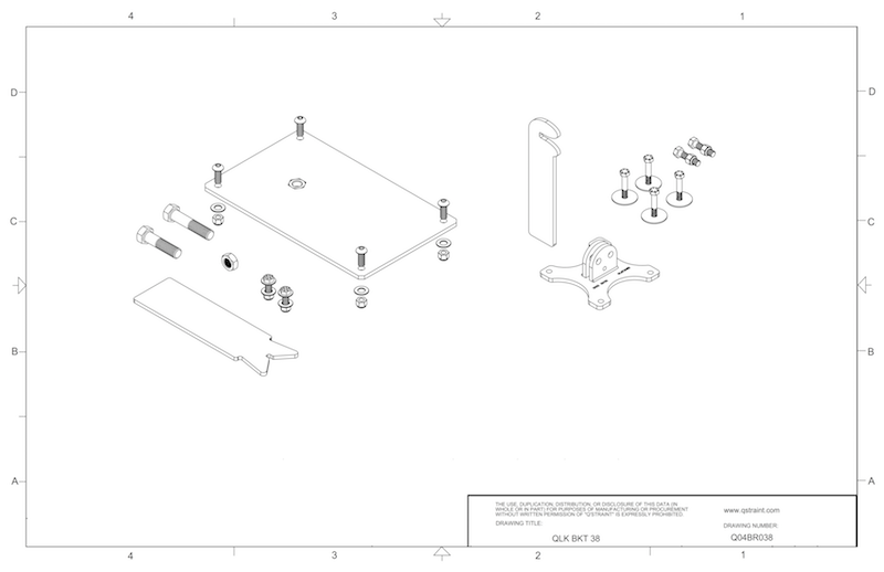 Sunrise Medical M11 QLK Bracket | Q04BR038