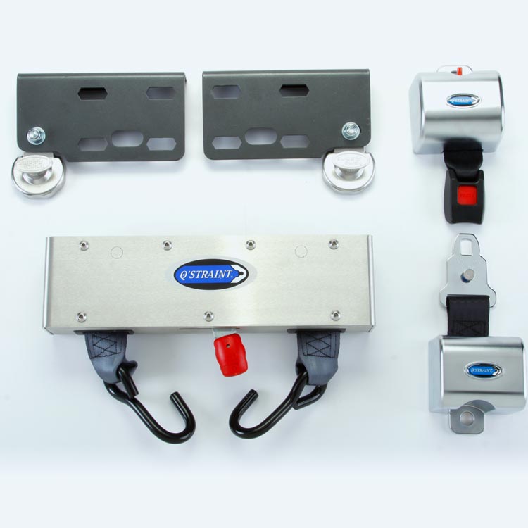 QUBE wheelchair and occupant securement kit | Q'straint