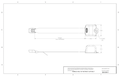 Q'UBE Complete Bolt-in Wheelchair and Occupant Securement Kit for L-Track | Q'Straint Q'Straint