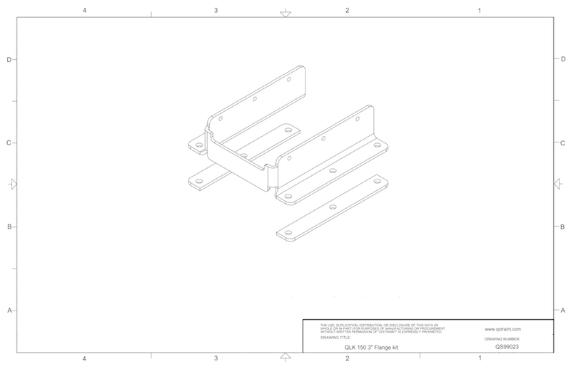 QS99023 Bracket WheelchairStrap.com