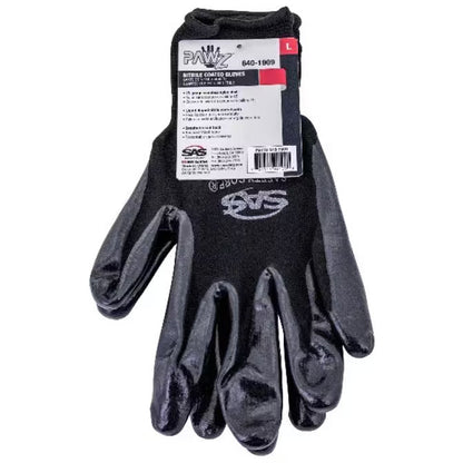 SAS safety nitrile coated gloves