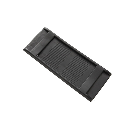 2" Black Square Shoulder Pad — Cargo Strap Protector