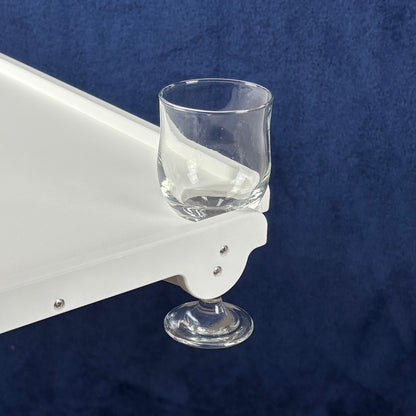 Versatile Small Wine Glass Cockpit Table – Folding Pedestal Mount
