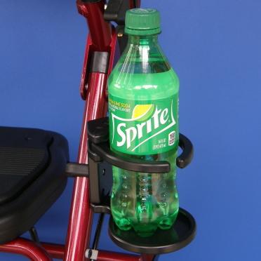Adjustable Foldaway Drink Holder for Rolling Walker | A001P Snapit!