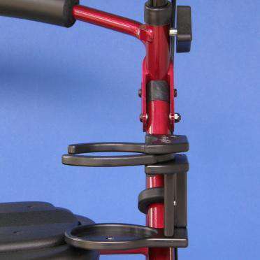 Adjustable Foldaway Drink Holder for Rolling Walker | A001P Snapit!