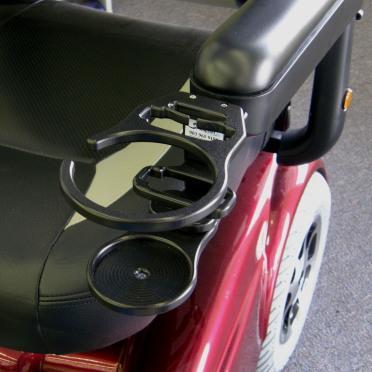 Combination Cell Phone/Drink Holder for Power Wheelchairs | W0014A - WheelchairStrap.com
