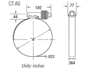 Breeze Constant-Torque CT 9416 13/16 - 1 1/2 Inch Range, 9/16" 304 SS Band | 10 PACK