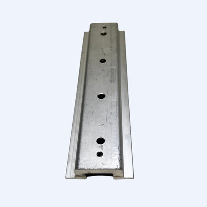 FE200763 | 8" L - Track Section, Flanged, with 1/4" Countersunk Mounting Holes - WheelchairStrap.com