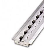 FE200765 | 9" L - Track Section, Flanged, with 3/8" Mounting Holes - WheelchairStrap.com