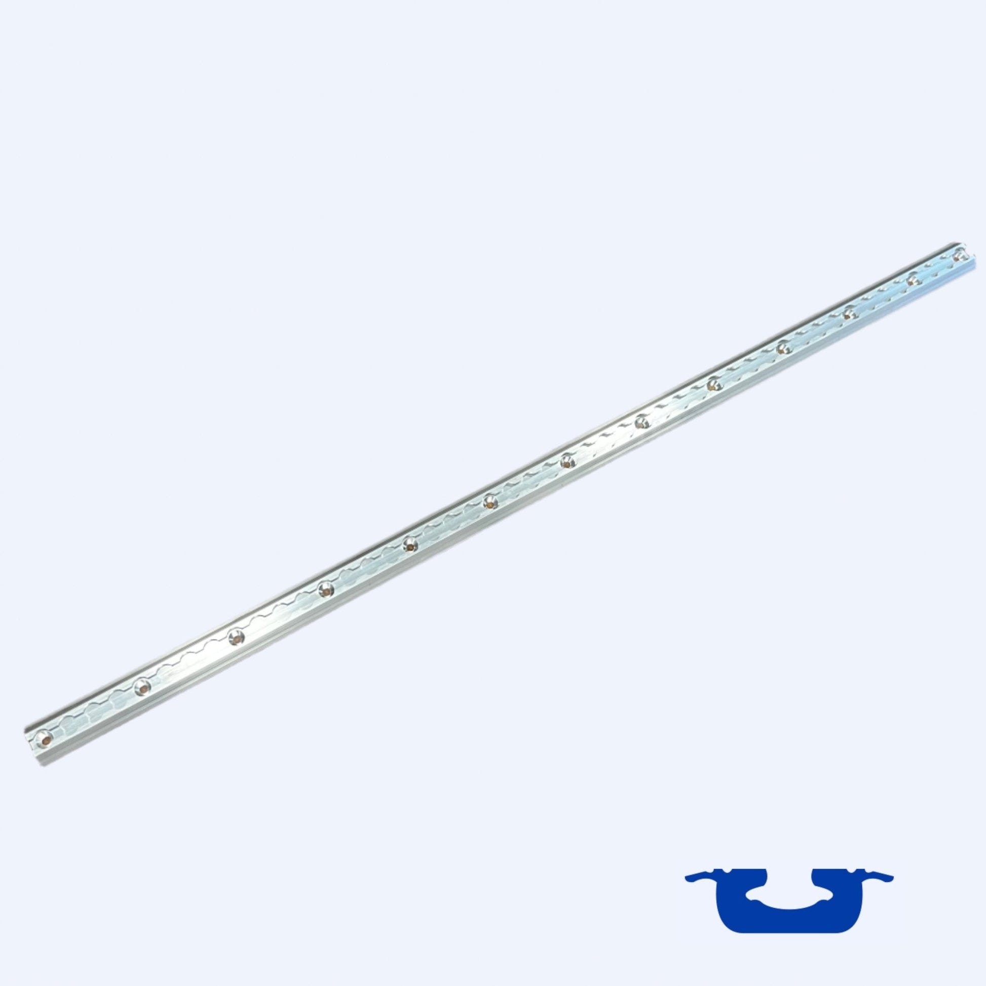 FEF753 - 01 | 100" L - Track Section, Undrilled | OMNI FLANGE SERIES - WheelchairStrap.com