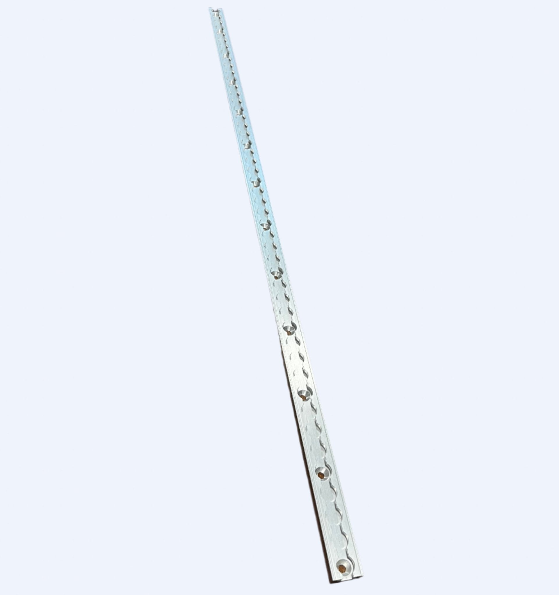 FEF753 - 01 | 100" L - Track Section, Undrilled | OMNI FLANGE SERIES - WheelchairStrap.com