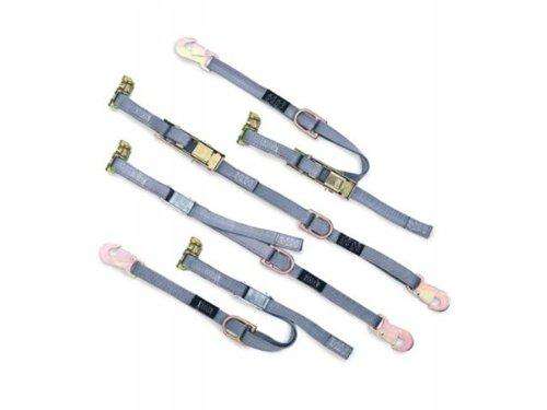 Manual Wheelchair Tie - Downs with Snap Hook and D - Ring, L - Track Series | FE514 - WheelchairStrap.com