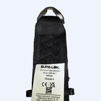 Non - Retractable Shoulder Belt for Series A Track - 52" | FE200613 - WheelchairStrap.com