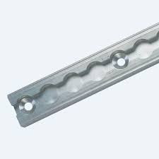 Omni L Track with 5/16" holes | Flange Series | LENGTH OPTIONS - WheelchairStrap.com