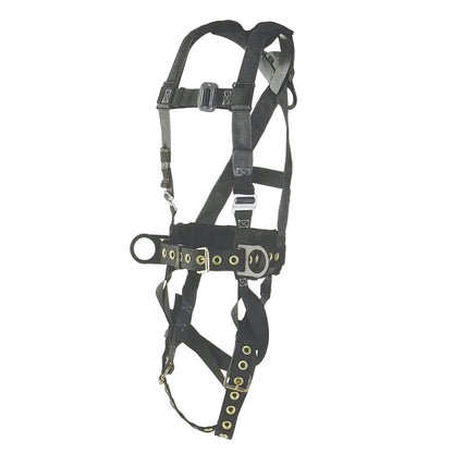 Iron-Worker's Type Pillow Flex Harness w/ Back Pad and Tool Belt