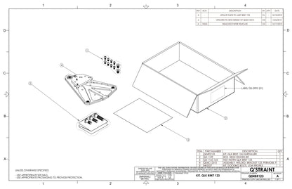 Q04BR123 | Permobil F Series F3 QLK - 150 Wheelchair Bracket - WheelchairStrap.com