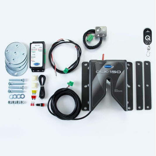 Q'Straint QLK - 150 Docking System Kit with 2" (Standard) Base Mount & Remote | Q04S160 - WheelchairStrap.com
