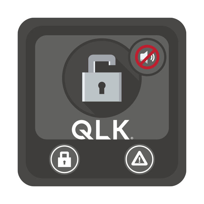 Q'Straint QLK Audible Docking System Kit with 2" (Standard) Base Mount | Q04S180 - WheelchairStrap.com