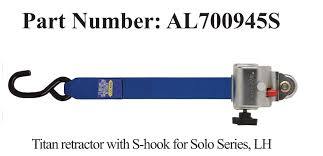 REPLACEMENT AL700 TITAN Retractor Strap | Sure - Lok - WheelchairStrap.com