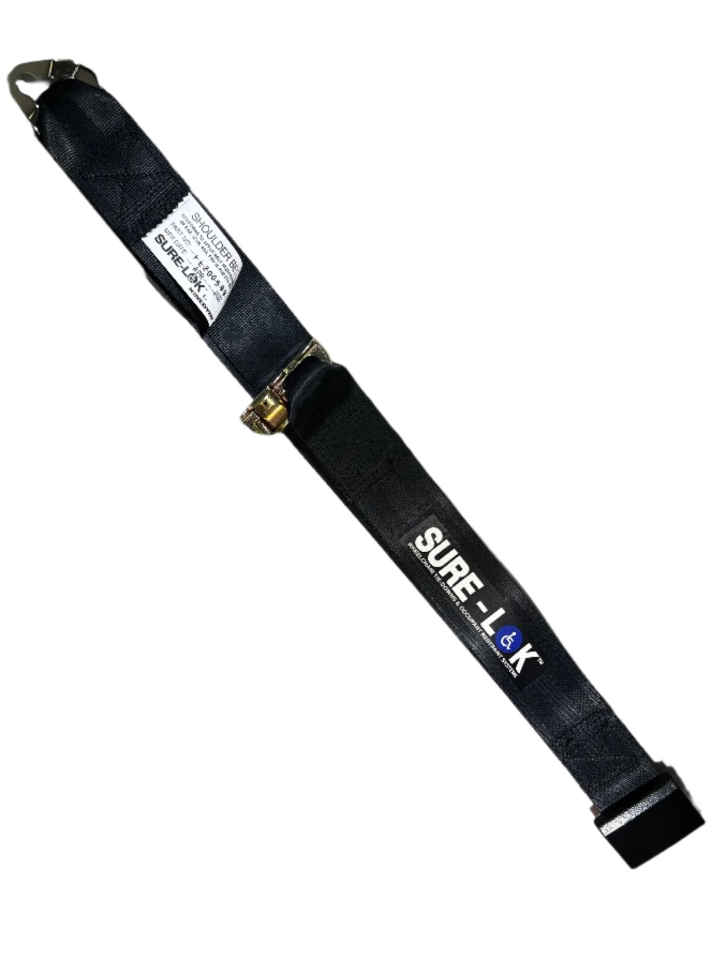 Sure - Lok Adjustable Shoulder Belt for Series L Track | LENGTH OPTIONS - WheelchairStrap.com