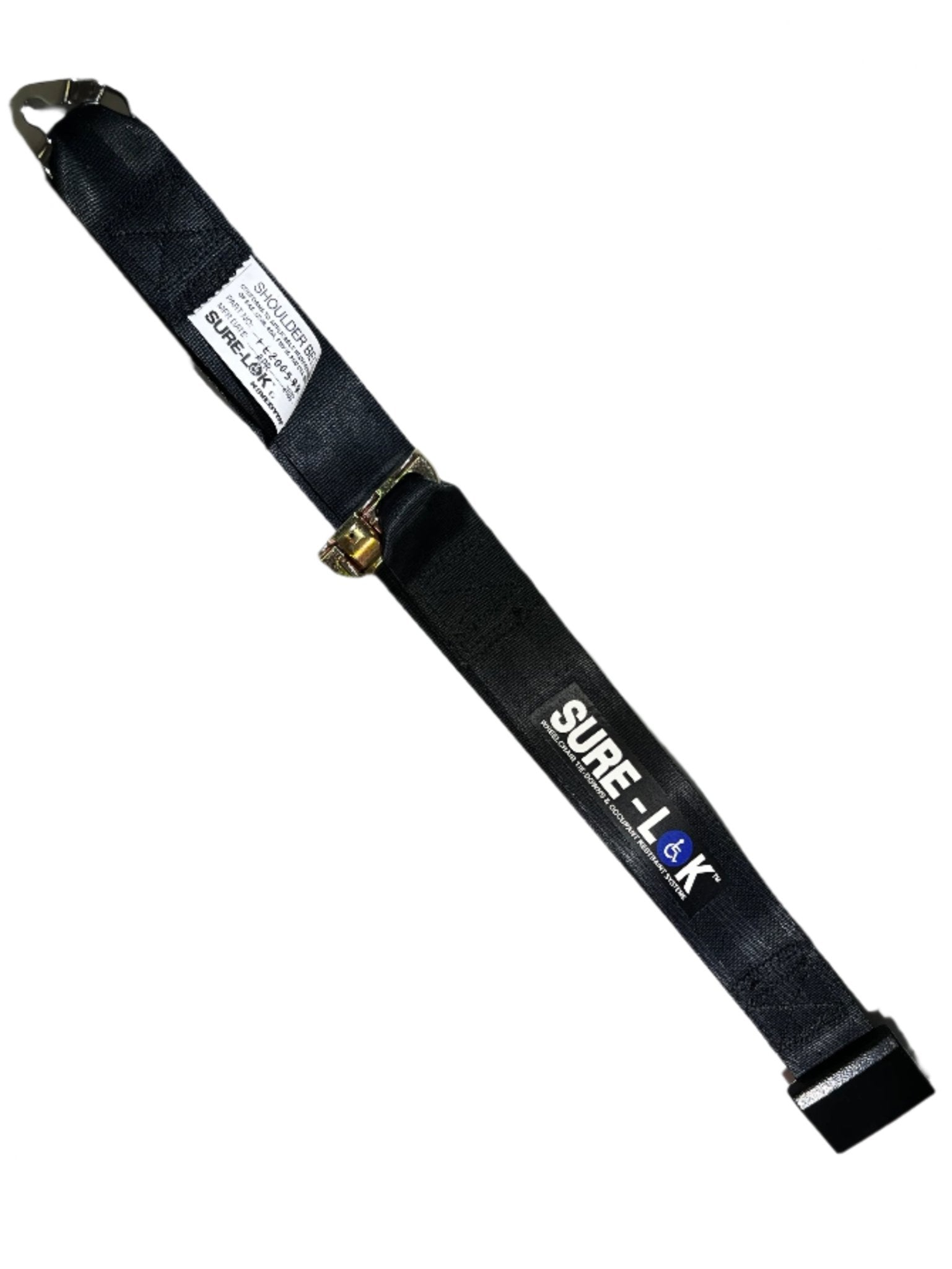 Sure - Lok Adjustable Shoulder Belt for Series L Track | LENGTH OPTIONS - WheelchairStrap.com