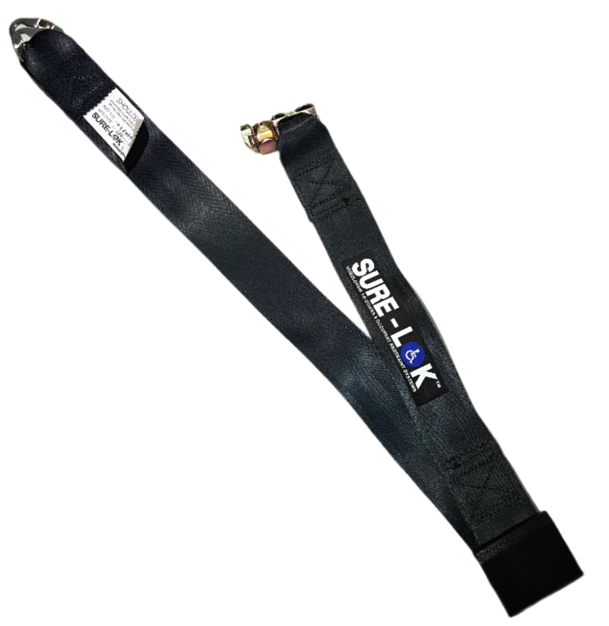 Sure - Lok Adjustable Shoulder Belt for Series L Track | LENGTH OPTIONS - WheelchairStrap.com