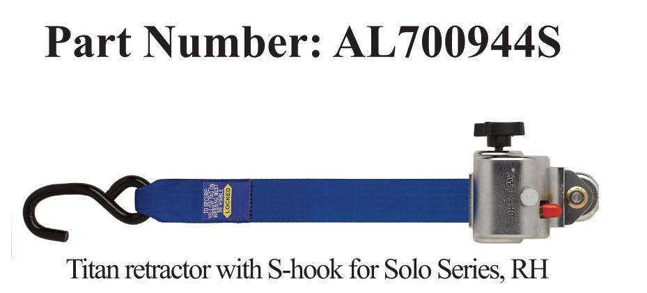 Sure - Lok | AL761S - 4C - SNC TITAN700 Retractor Kit & Occupant Restraint | SNC Fitting - WheelchairStrap.com