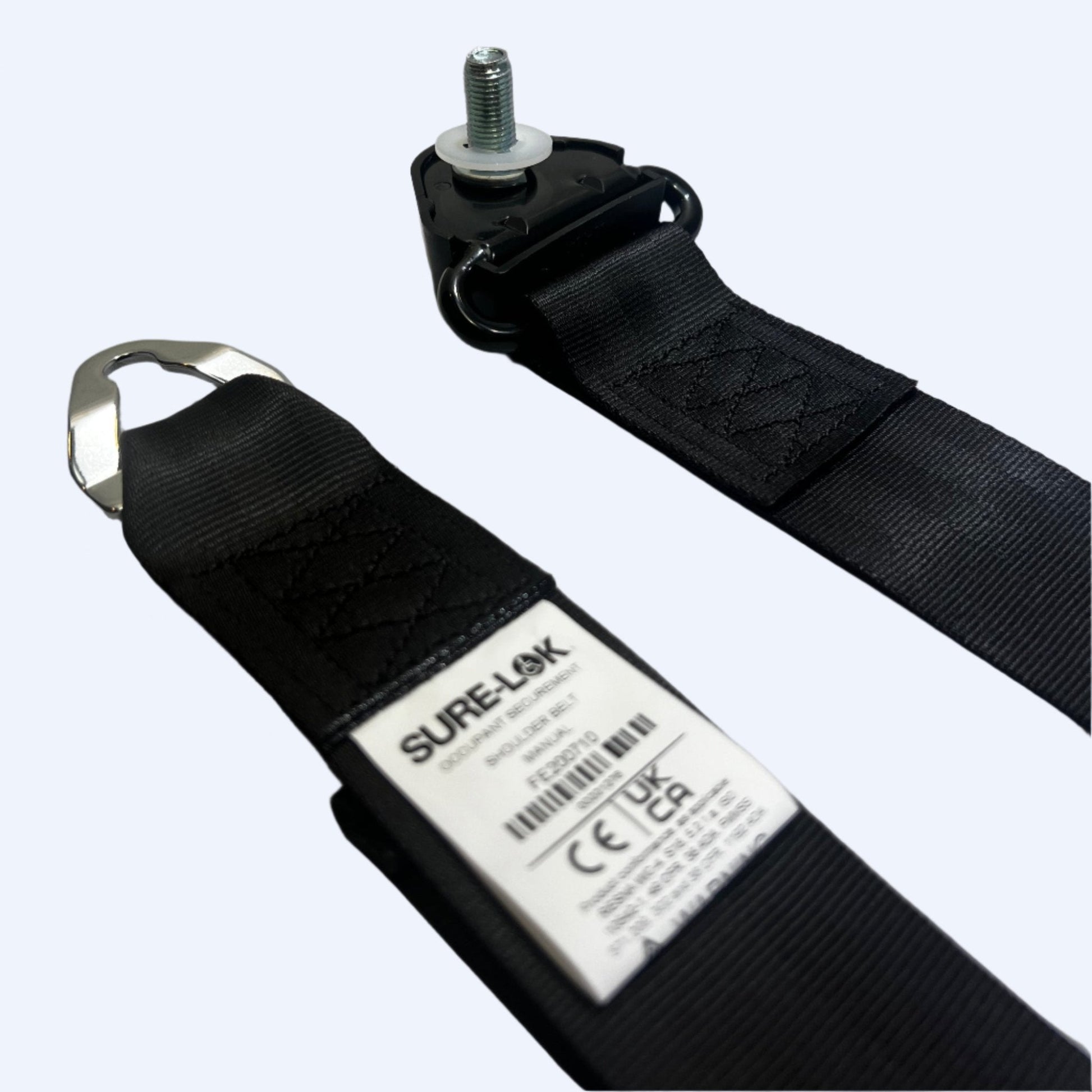 Sure - Lok | FE200710/FE200710L Non - Retractable Fixed Point Shoulder Belt - WheelchairStrap.com