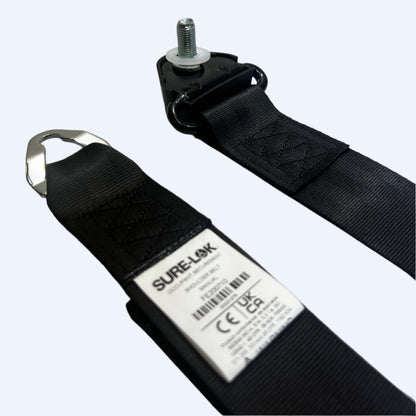 Sure - Lok | FE200710/FE200710L Non - Retractable Fixed Point Shoulder Belt - WheelchairStrap.com
