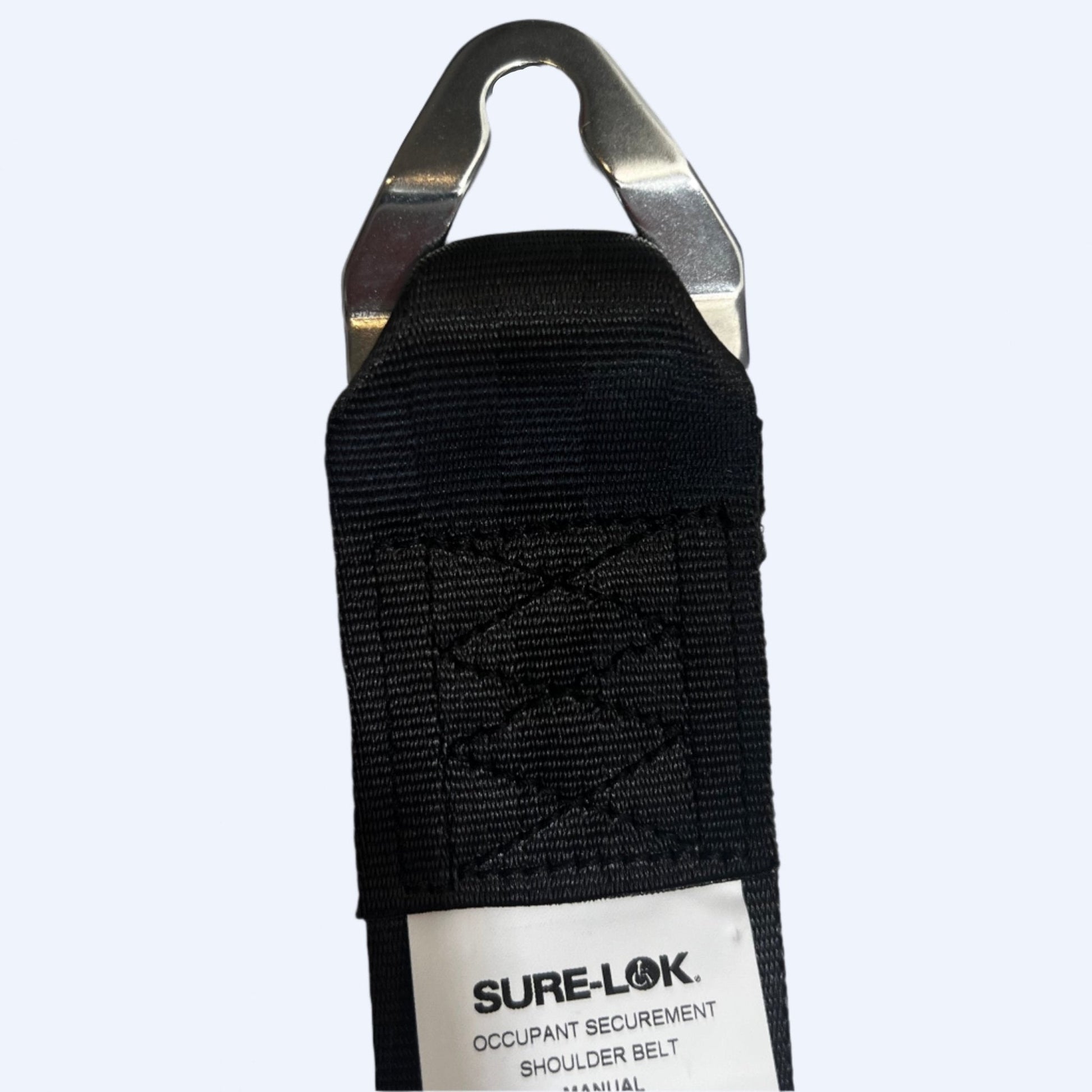 Sure - Lok | FE200710/FE200710L Non - Retractable Fixed Point Shoulder Belt - WheelchairStrap.com