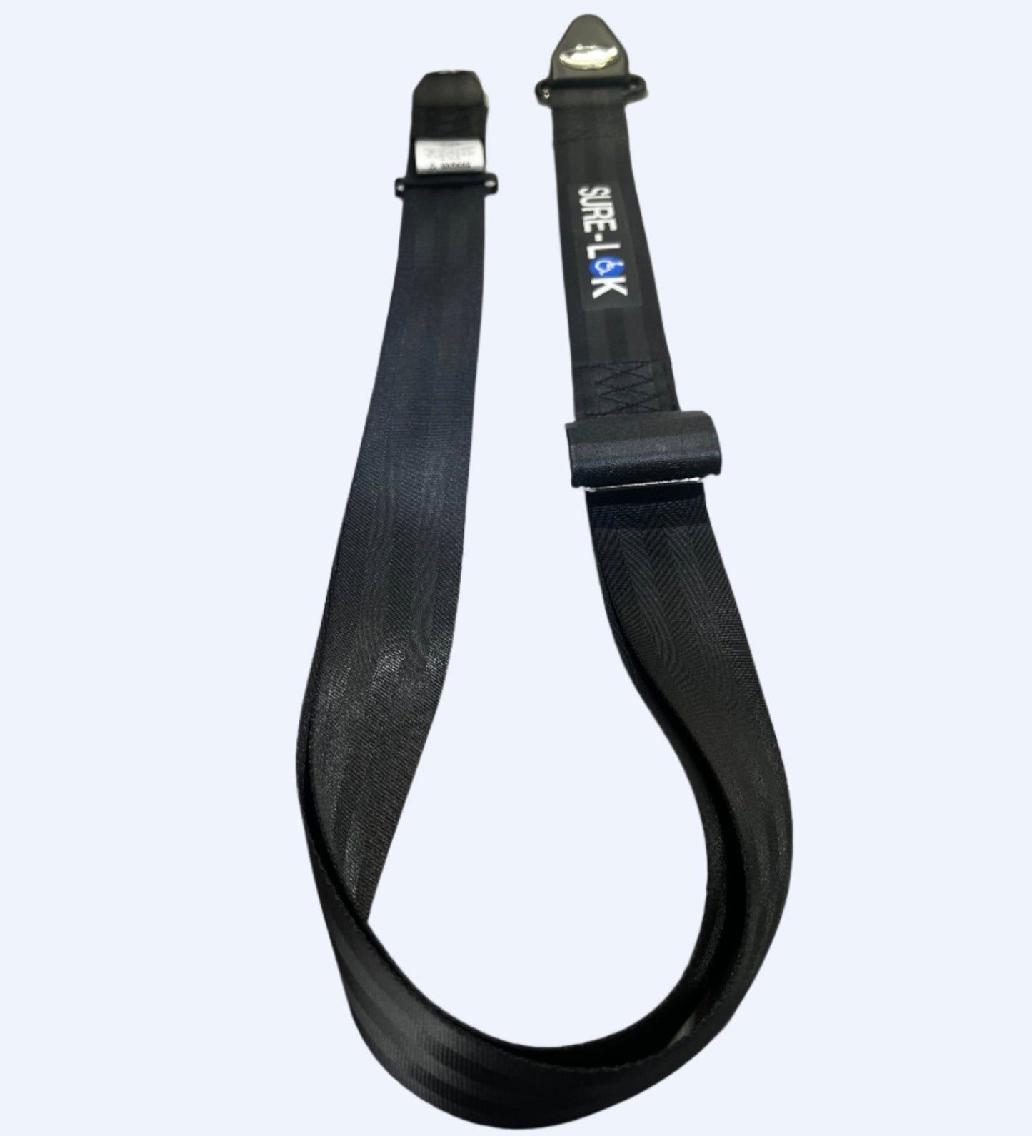 Sure - Lok | FE200710/FE200710L Non - Retractable Fixed Point Shoulder Belt - WheelchairStrap.com