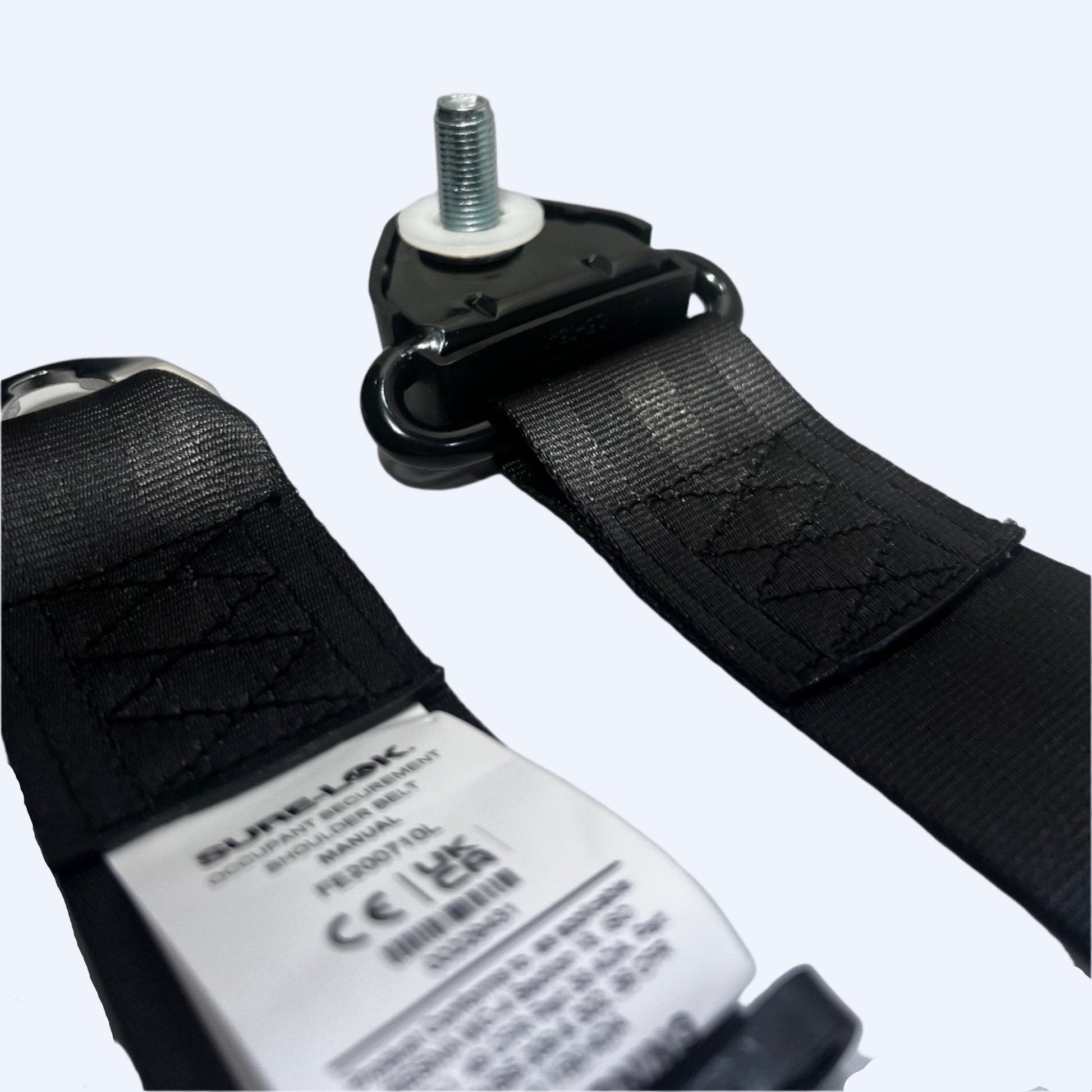 Sure - Lok | FE200710/FE200710L Non - Retractable Fixed Point Shoulder Belt - WheelchairStrap.com