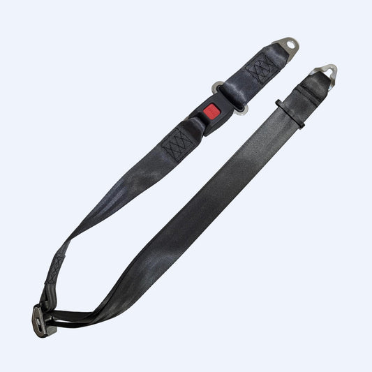 Sure - Lok | FE200865 Non - Retractable Fixed - Point Shoulder Belt w/Quick Disconnect - WheelchairStrap.com