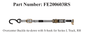 Sure - Lok FE500 Wheelchair Overcenter Buckle Strap for L Track - WheelchairStrap.com