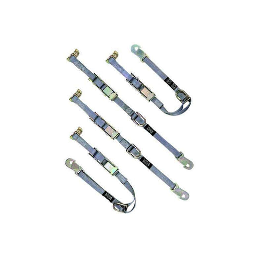 Sure - Lok | FE517Manual Wheelchair Kit For L - Track With Snap Hook & D - Ring Connection - WheelchairStrap.com