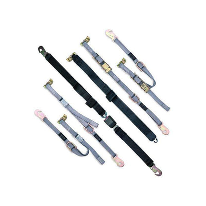 Sure - Lok | FE576Manual Wheelchair Kit For L - Track With Snap Hook & D - Ring - WheelchairStrap.com