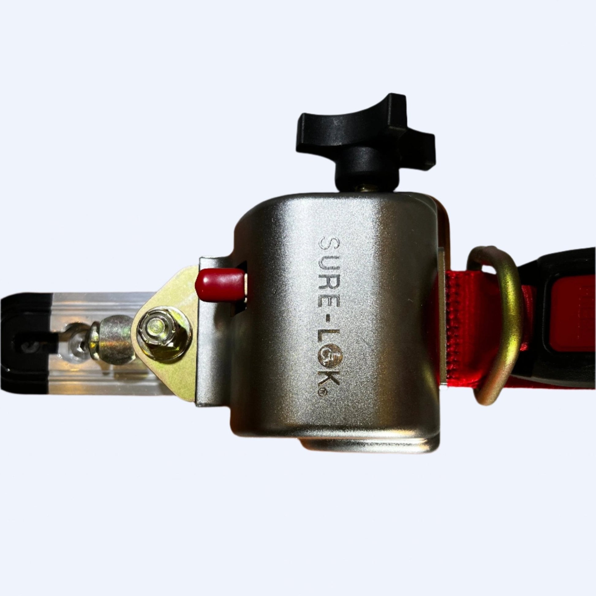 Sure - lok FF600 Wheelchair Tie - Down Retractor w/ L - Track and Buckle Fitting - WheelchairStrap.com