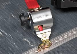 Sure - lok FF600 Wheelchair Tie - Down Retractor w/ L - Track and Buckle Fitting - WheelchairStrap.com