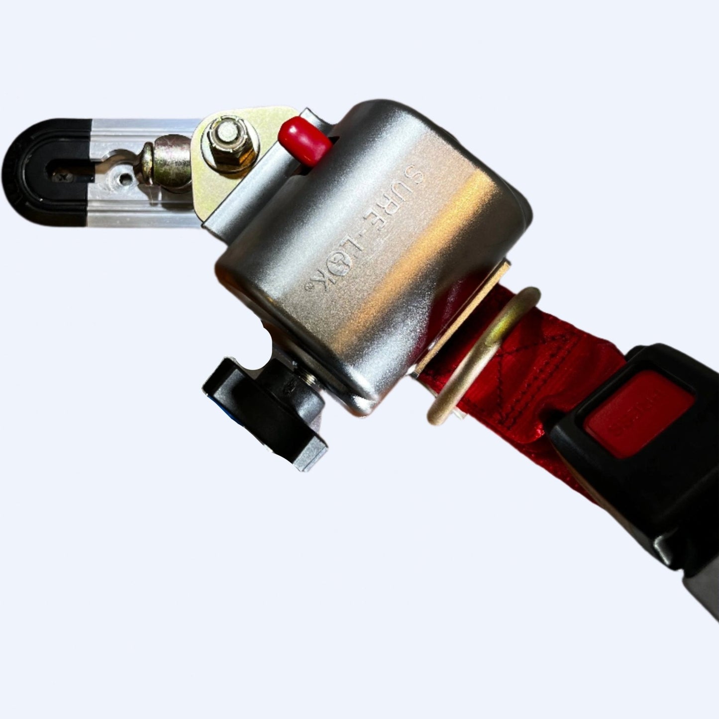 Sure - lok FF600 Wheelchair Tie - Down Retractor w/ L - Track and Buckle Fitting - WheelchairStrap.com