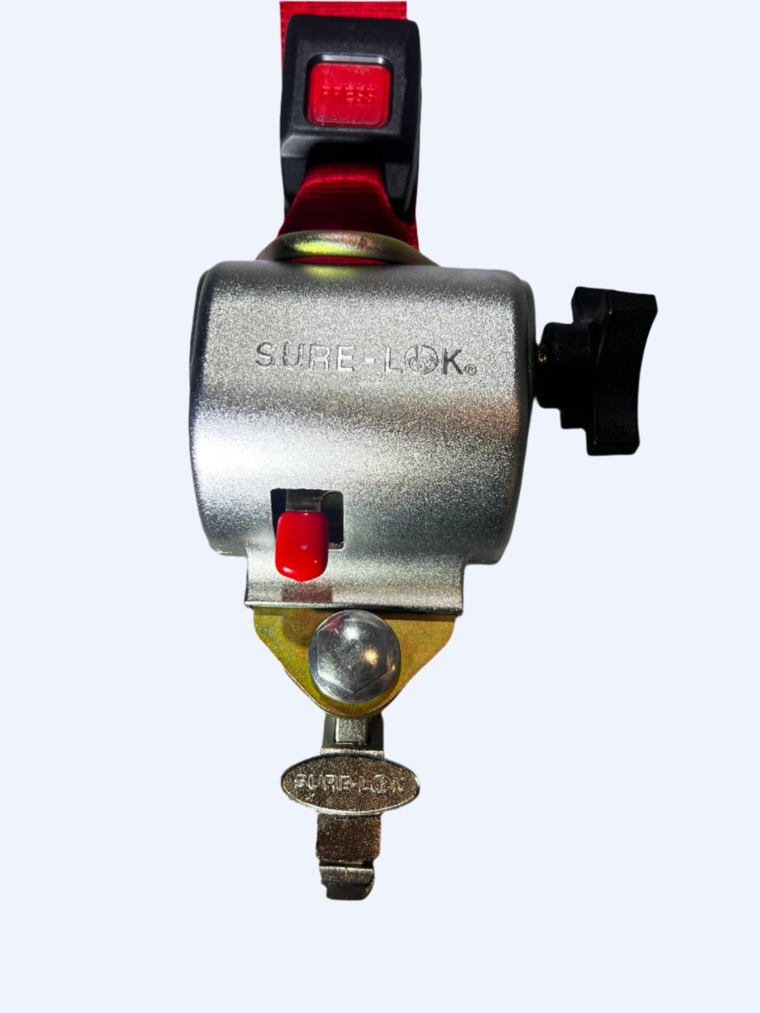 Sure-Lok | FF627-4C FF600 Wheelchair Tie-Down Retractor Kit For L - Track w/ Buckle And Tab Connection - WheelchairStrap.com