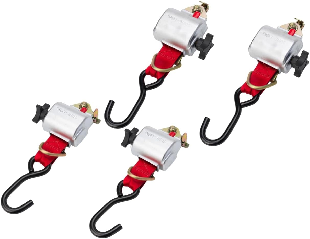 Sure - Lok | FF628S - 4C Retractor Kit with S Hook A Track - WheelchairStrap.com