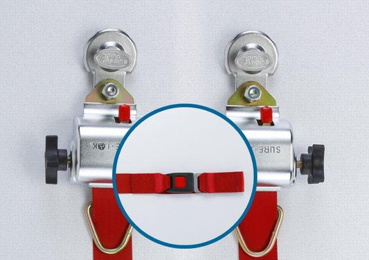 Sure - Lok | FF660 - 4C - SNC FF600 Slide - N - Click Retractor Kit with Combination Retractable Occupant Restraint, Buckle