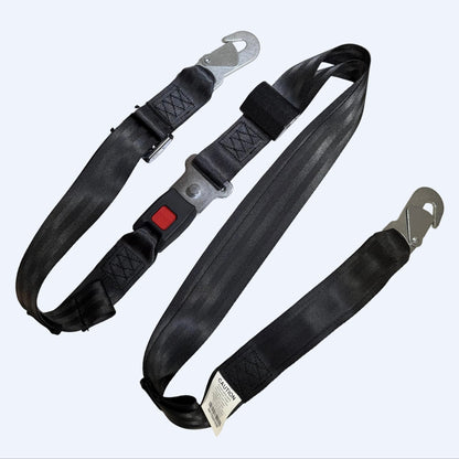 Sure - Lok Integrated Lap Belts - 96" | FE200842 - WheelchairStrap.com