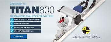 TITAN800 Premium Retractor System Replacement | Sure - Lok - WheelchairStrap.com